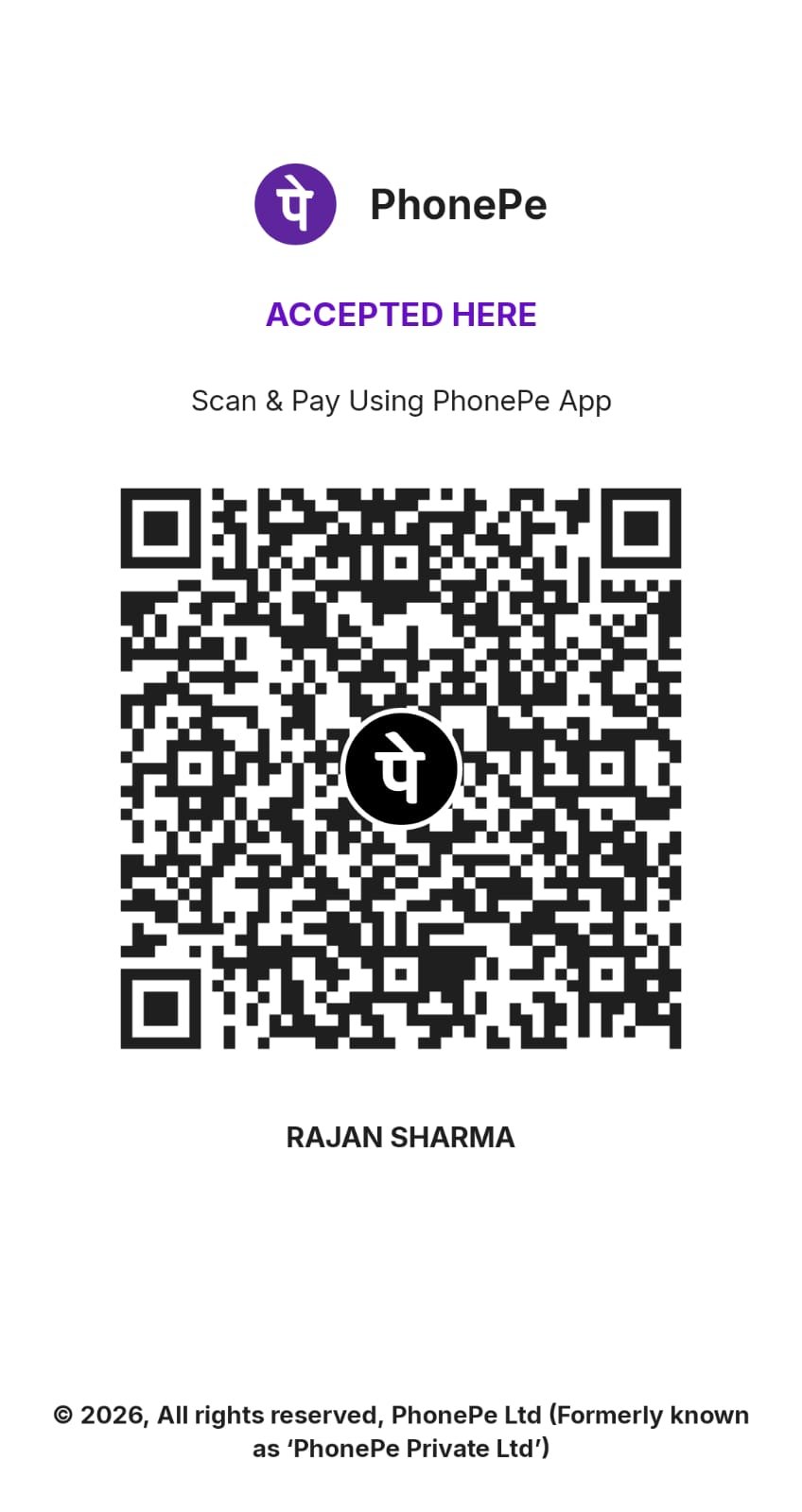 Payment QR Code